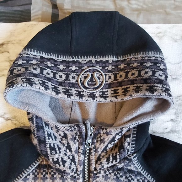 Lululemon Fair Isle Knit Hoodie 8 Special … - Picture 9 of 11